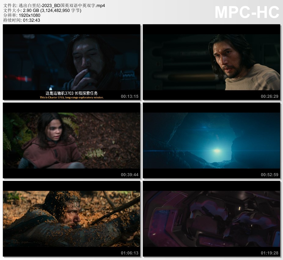 2023年美国电影《逃出白垩纪》BD国英双语中英双字